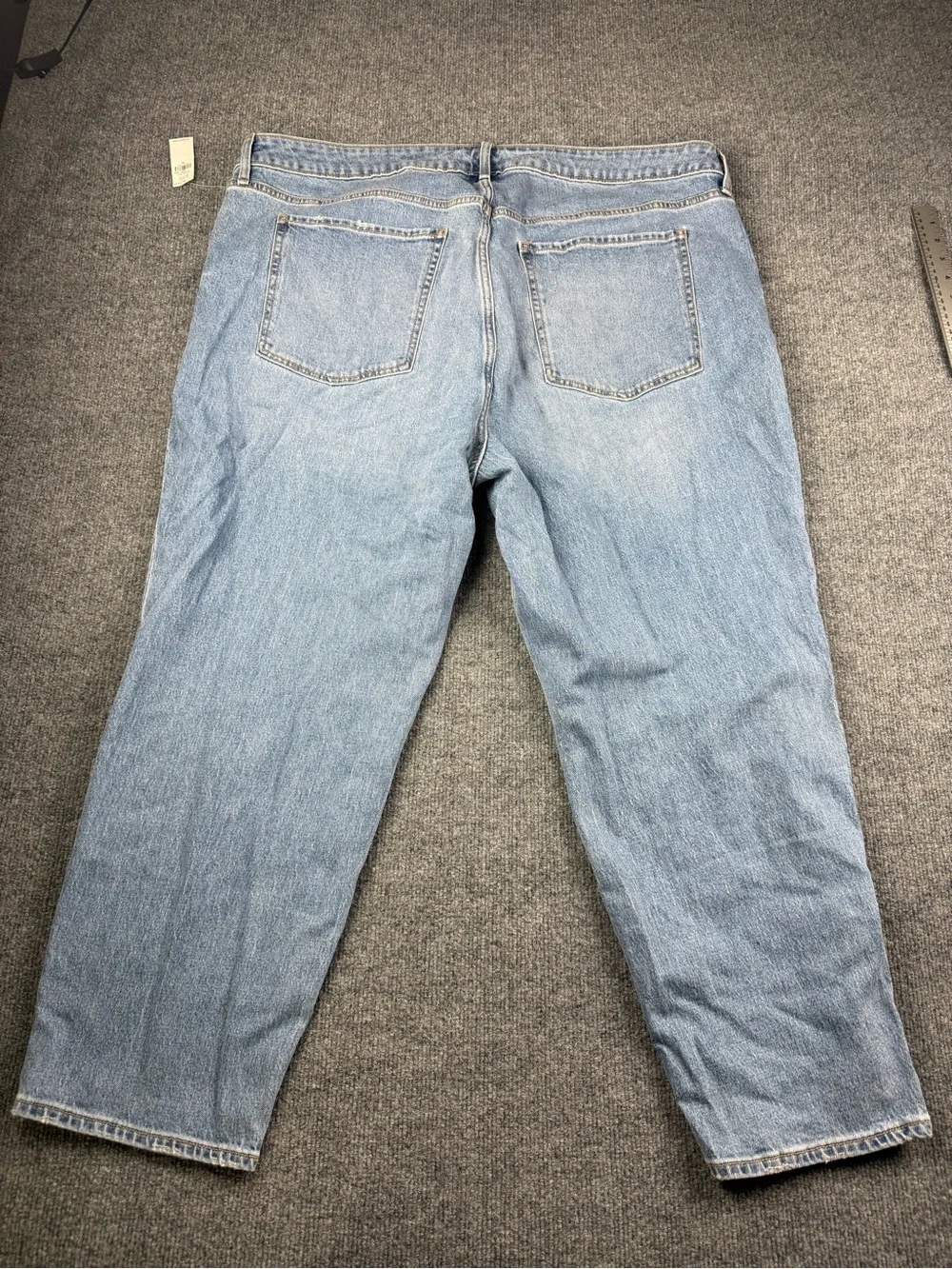 Old Navy OG Straight High Rise Jeans, Blue, Size 24